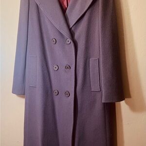 Elegant Light Brown Double-Breasted Women's Coat